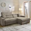 Ecksofa Derlis Cord taupe