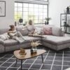 Aktionen Polstersofa Blowatz Cord sandgrau