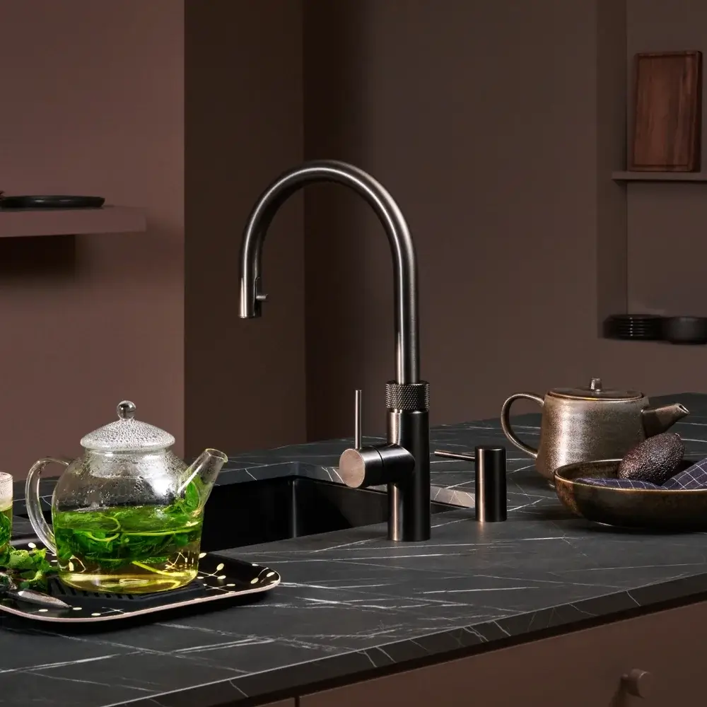 Quooker-Flex-Gunmetal-rund-Wassersystem