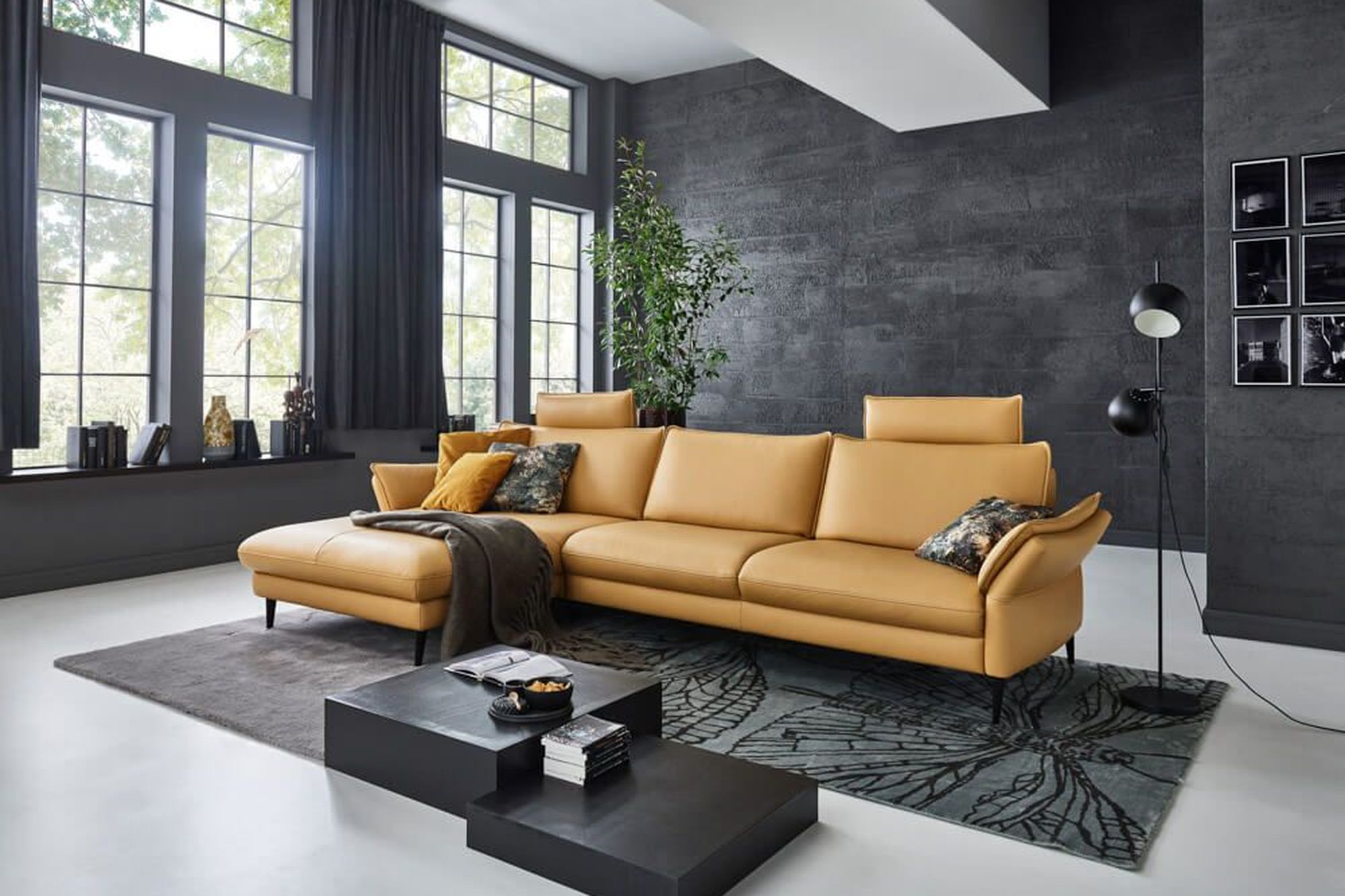 hukla-ecksofa-leder-gelb-chaiselongue