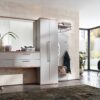 Garderobe Come-In grau Nussbaum