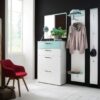 Garderobe Come-In weiß mint