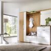 Garderobe Roubaix Eiche weiß