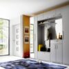 Garderobe Roubaix hellgrau