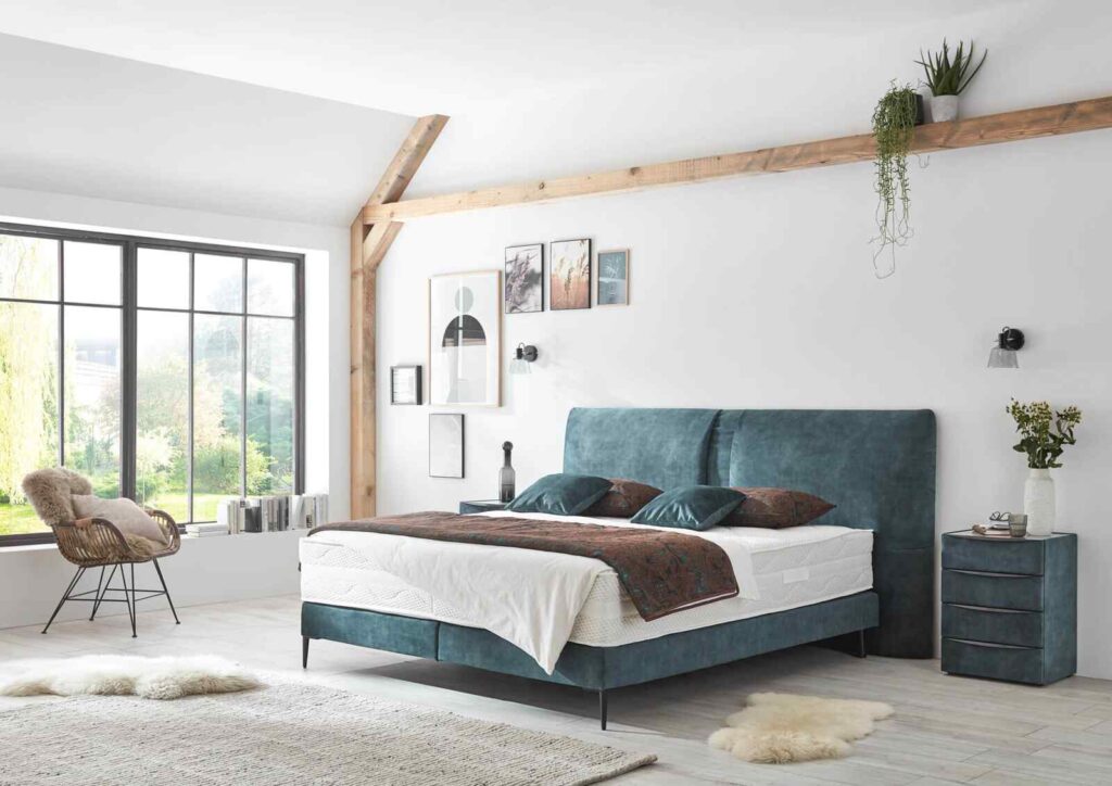 Oschmann Boxspringbett in Petrol