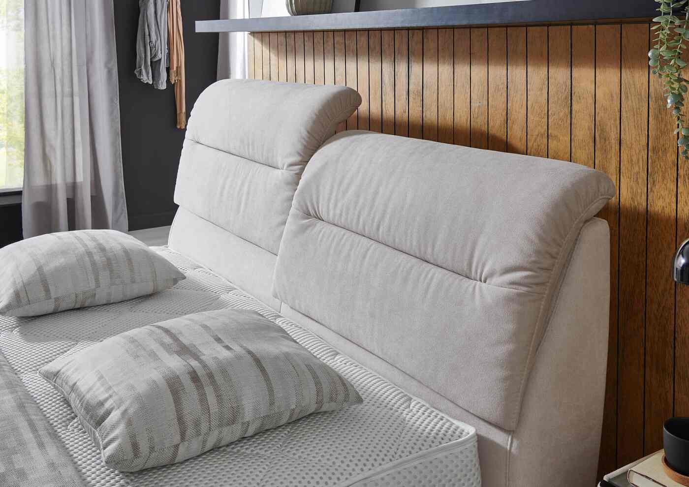 Oschmann kopfteil detail beige