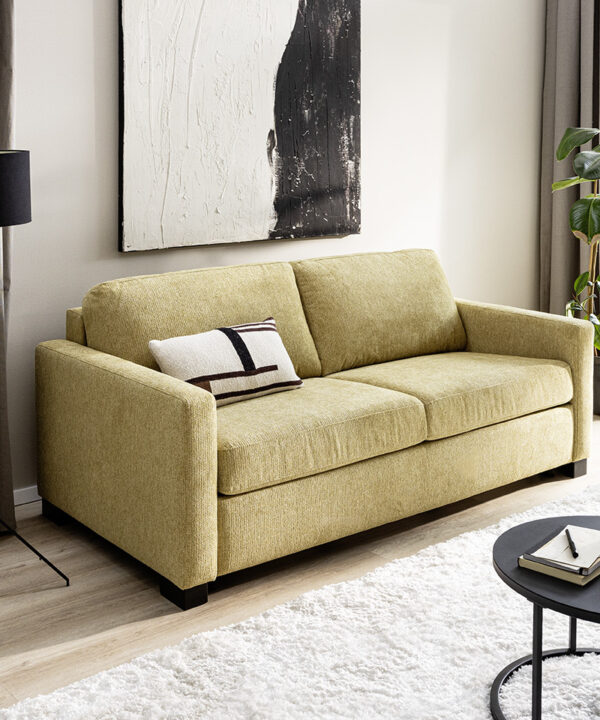 candy new york schlafsofa gelb