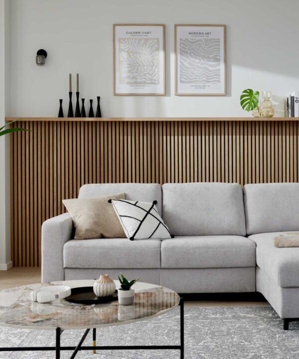 Interliving 4700 Ecksofa grau