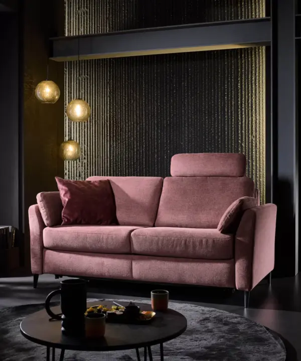 Hukla Schlafsofa altrosa