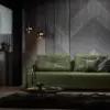 Hukla Schlafsofa dunkelgrün