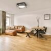 Deckenleuchte Carre Sandschwarz Wohnzimmer