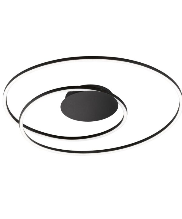 Deckenleuchte Holy LED schwarz rund